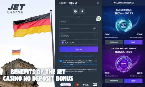 Vorteile des Jet Casino ohne Einzahlungsbonus