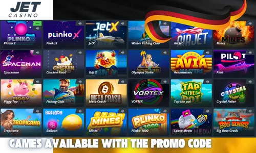 Games Available with the Promo Code