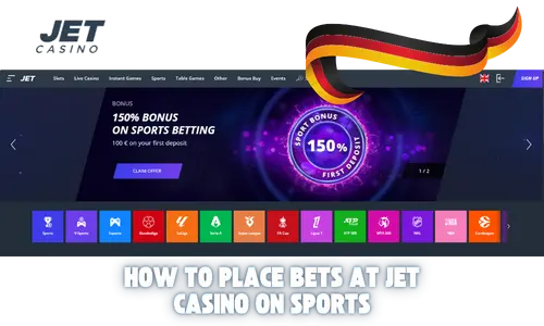 Wie man Wetten im Jet Casino im Sport platziert